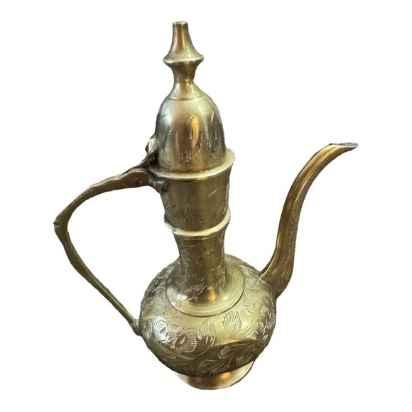 Vintage Brass Tea Kettle - Picture 5 of 11